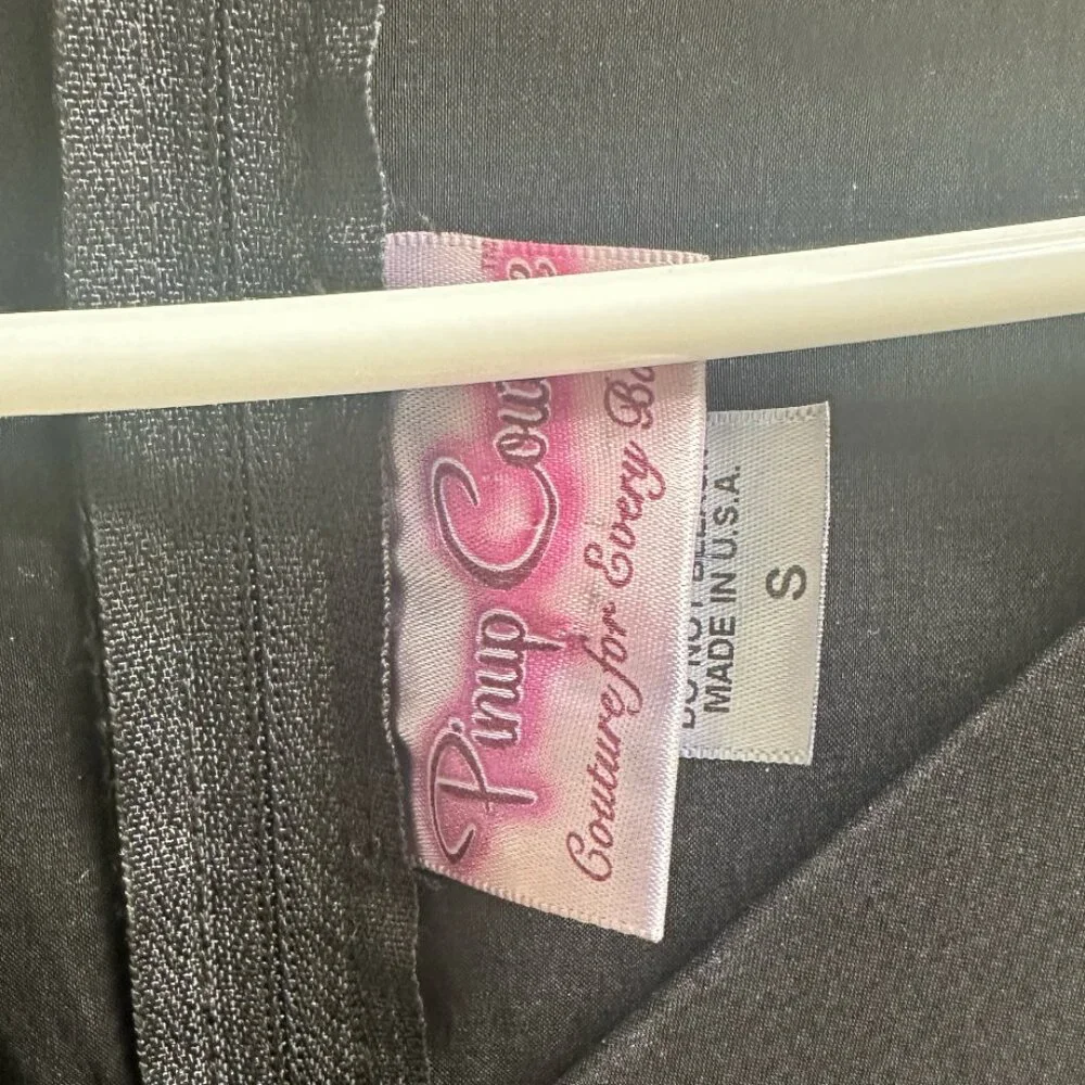 Pinup Couture Retro Rockabilly Mini Midi Swing Dress - Picture 3 of 4